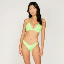 Peixoto Disco Lime Shelley Bikini Bottom