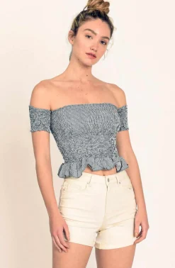 Peixoto Nina Smocked Top