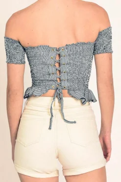 Peixoto Nina Smocked Top